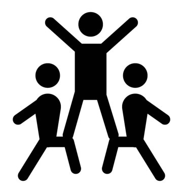 Basketbol Şampiyonlar glif simgesi