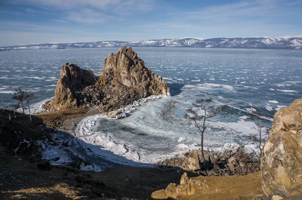 Winter bergen landschap — Stockfoto