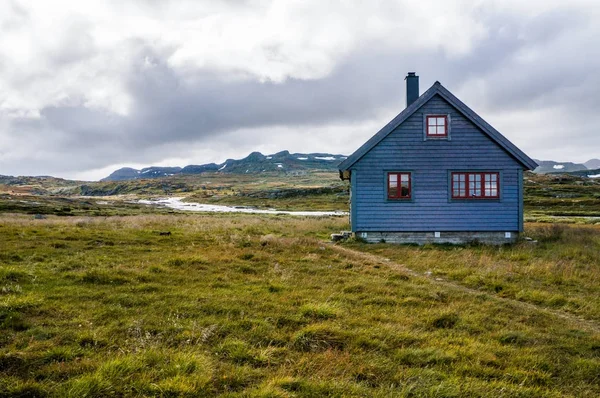 Little house on meadow — Stock Photo, Image