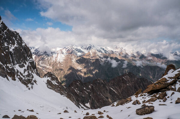 winter mountains landscape
