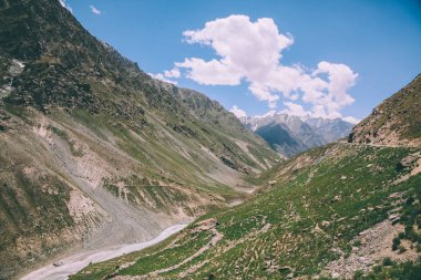 görkemli dağ Vadisi Hint Himalayalar, Ladakh bölge ile sakin sahne