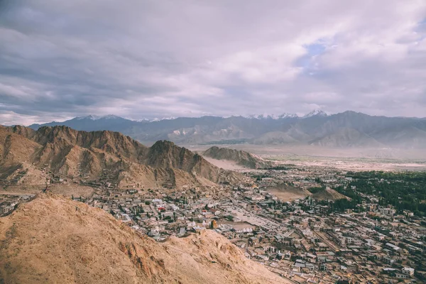 Старый Средневековый Город Городской Пейзаж Индийских Гималаях — стоковое фото