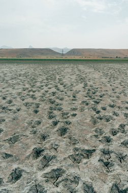 Kırım, Ukrayna, dağlık alanda toprağa Mayıs 2013 Kuru