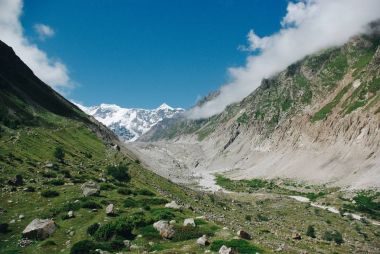 yeşil dağların region, Rusya Federasyonu, Kafkasya, Temmuz 2012 güzel dağ geçidi
