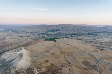 Aerial view of Goreme national park, Cappadocia, Turkey clipart