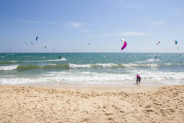 Paragliders — Stock Photo