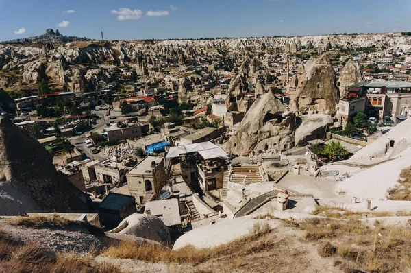 Veduta aerea della città, Cappadocia, Turchia — Foto stock