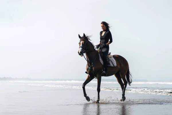 A cavalo — Fotografia de Stock