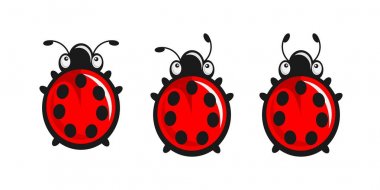 Şirin Ladybugs - üç farklı tentacles