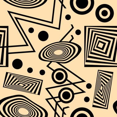 Kopya alanı ile renklendirilmiş soyut, kusursuz arkaplan, basitçe vektör illüstrasyonu 