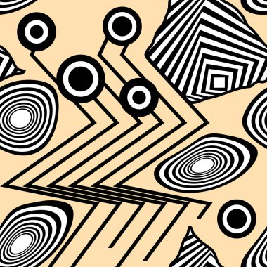 Kopya alanı ile renklendirilmiş soyut, kusursuz arkaplan, basitçe vektör illüstrasyonu 