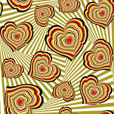 Soyut kalpleri ve tebrik metinleri için yeri olan bir kart..