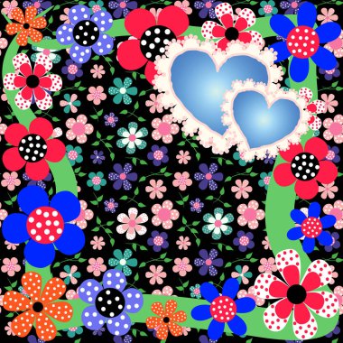 Soyut kalpleri ve tebrik metinleri için yeri olan bir kart..