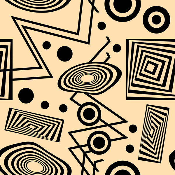 Цветной абстрактный бесшовный фон с копировальным пространством, просто векторная иллюстрация
 