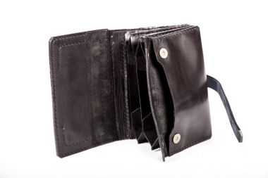 Zarif siyah deri çanta