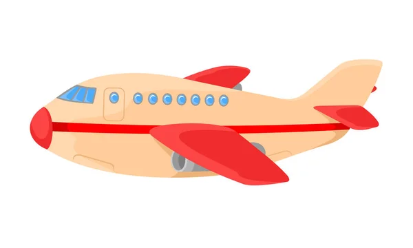 Trasporti aereo aereo — Vettoriale Stock