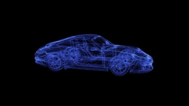Modern Coupe Car 'ın hologramı