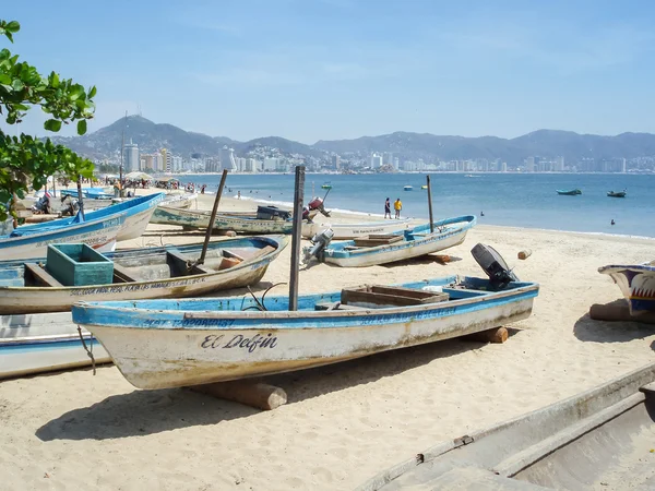 Barcos em Acapulco — Fotografia de Stock