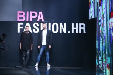 Bipa Fashion.hr defile: kıskançlık odası, Zagreb, Hırvatistan.