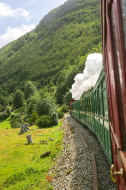 Ulusal Park'ta geçen tren