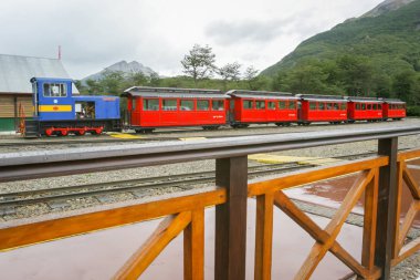 Ushuaia içinde kırmızı Tren
