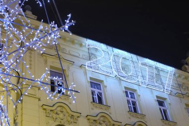 Jelacic meydanında 2017 işareti