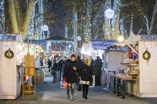 Advent v Zrinjevac — Stock fotografie