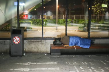 Münih'te merkezi otobüs istasyonu