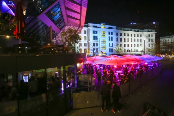 Festa na estação central em Munique — Fotografia de Stock