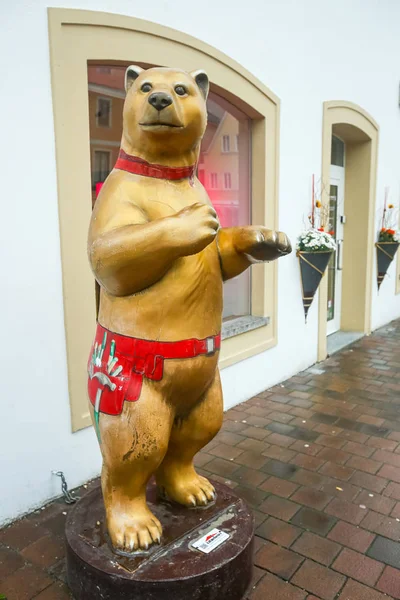 Björn skulpturer i Freising — Stockfoto