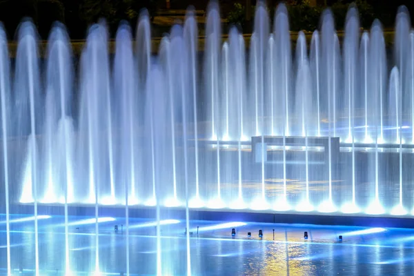 Fontane d'acqua a Zagabria — Foto Stock