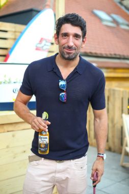 Corona gün batımı oturumu parti Zagreb, Hırvatistan