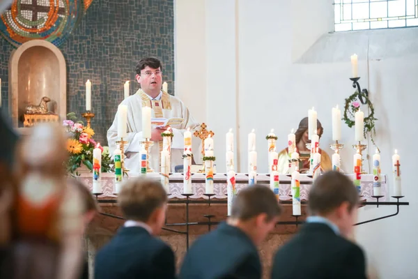 Christian First communion — Stock Photo, Image