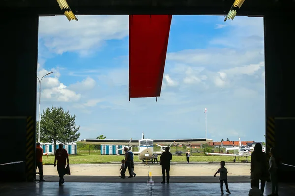 Airvg2017 luchtvaart dag in Velika Gorica — Stockfoto