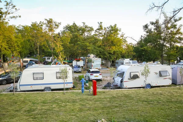 Camp Njivice na wyspie Krk — Zdjęcie stockowe