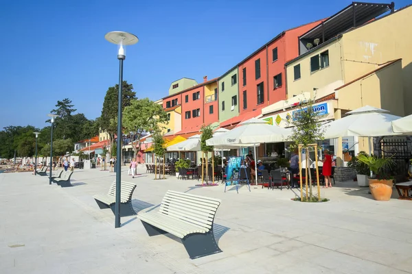 Färgglada arkitekturen på seafront — Stockfoto