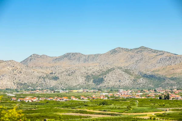 Agricultural fields of Neretva — Stock Photo, Image