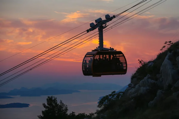 Seilbahn über Dubrovnik — Stockfoto