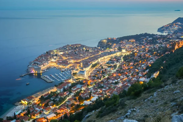 Dubrovnik al atardecer — Foto de Stock