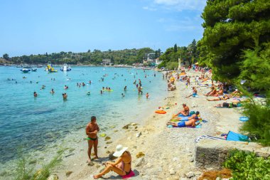 Srebreno Beach'te deniz