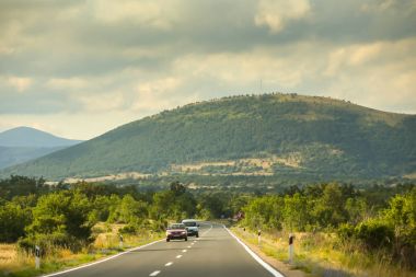 kırsal manzara yolda