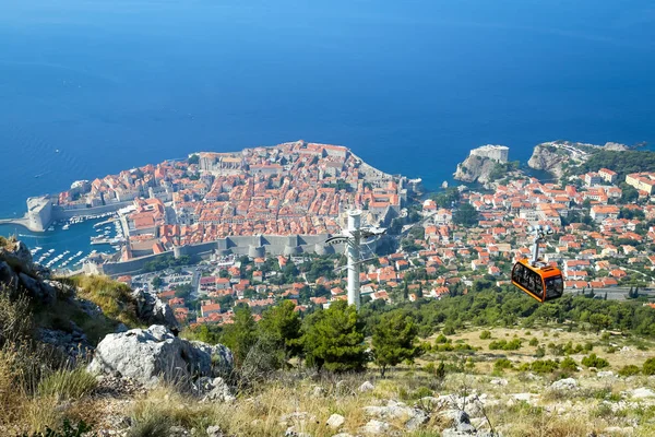Teleferik Dubrovnik yukarıda