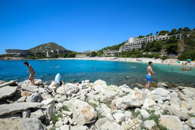 Kupari Beach'te deniz