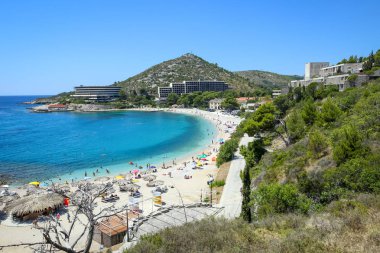 Kupari Beach'te deniz