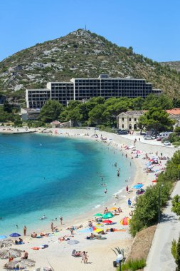 Kupari Beach'te deniz