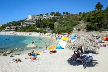 Kupari Beach'te deniz