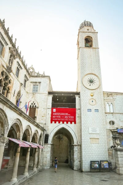 City belfry in Dubrovnik — Stock Photo, Image