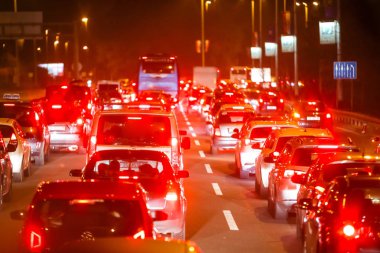 Şehirdeki trafik sıkışıklığı