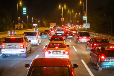 Şehirdeki trafik sıkışıklığı