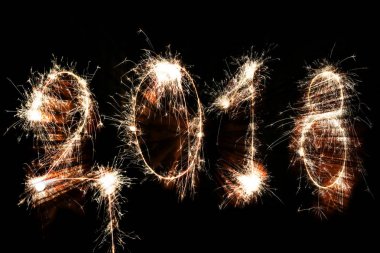 Mutlu yıllar 2018 konsepti